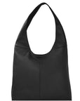 Black Leather Shoulder Hobo Bag Brix and Bailey Leather Ethical Handbag Brand