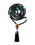 Black Obsidian Crystal Necklace - Nyx