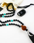 Black Obsidian Crystal Necklace - Nyx