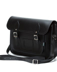 Handmade Leather Satchel - Black