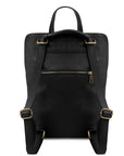 Versatile Black Leather Backpack – Stylish & Organized by Sostter at brixbailey.com