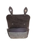 Midi Tannery & Tweed Satchel - Black