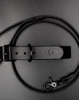 Matte Black Collar - Handmade Leather Notte Edition
