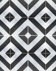 Black stripe porcelain tile, luxury durable chevron pattern, premium indoor outdoor anti-slip tile, best-selling black and white design by Maria Starling Design at brixbailey.com
