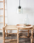 Blown Glass Lamp with Terracotta Socket Cover