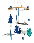 Blue Sea Cot Mobile Handcrafted Nursery Decor