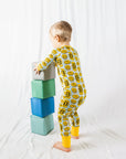 NIXX BABY Buttery Soft Bamboo Zip Onesie Sleeper with Fold Over Hands & Feet - Perfect for Lounging, Sleeping & Play by NIXX BABY at brixbailey.com