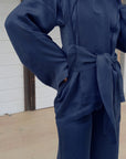 Summer Jinbei Japanese Jacket and Pants Set
