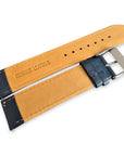 Blue And Orange Leather Rally Watch Strap