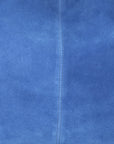 Cornflower Blue Suede Leather Hobo Boho Shoulder Bag Brix and Bailey