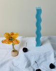 Wavy Pillar Candle