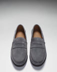 Boat Loafers, slate grey suede