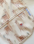 Long Sleeved Baby Bib - Alpacas