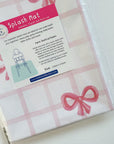 Splash mat - Pink Bows