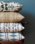 Suzani Square Cushion - Blue Green