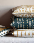 Nora Square Cushion - Slate Green