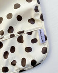 Long Sleeved Baby Bib - Spotty print