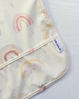 Long Sleeved Baby Bib - Rainbow print