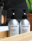 Luxury lightweight cypress bergamot body lotion with vitamin E and fig extract, hydrating, natural deodorant, vegan, SLS-free by Dot & Lola at brixbailey.com