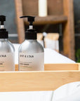 Luxury cypress bergamot grapefruit body wash, antibacterial natural deodorant, vitamin E fig extract, SLS-free paraben-free vegan by Dot & Lola at brixbailey.com