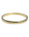 Carved Bombshell Bangle