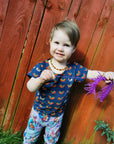 Boob Over the Rainbow Kids top