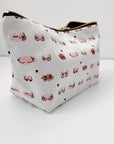 Zip-up nappy wallet - Boobies Print