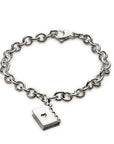 Hardback Book Personalised Silver Charm