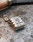 Hardback Book Personalised Silver Charm