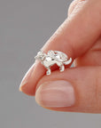 Border Collie Silver Dog Charm