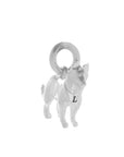Border Collie Silver Dog Charm