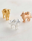 Border Collie Silver Dog Charm