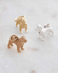 Border Terrier Silver Dog Charm