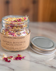 Luxury natural botanical facial steam blend with lavender, rose, chamomile, calendula for glowing, rejuvenated skin by Ralph's Orchard at brixbailey.com