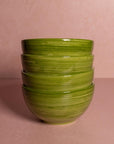 Cara Shell Cereal Bowl, Green Set of 4