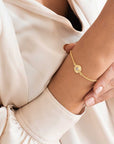 Luna Gemstone Bracelet Garnet