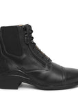 Zip Jodhpur Boots in Black