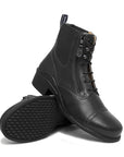 Zip Jodhpur Boots in Black