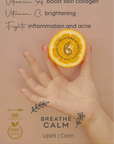 Breathe Calm – Stress Relief & Uplift Blend with Sweet Orange, Lavender & Frankincense