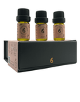Geometric Glass Aroma Diffuser with Essential Oil Set