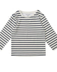 Navy Breton Stripe Top