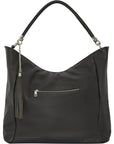 Blue Animal Print Leather Shoulder Bag Brix and Bailey Brand