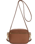 Tan Convertible Leather Crossbody Bag Brix and Bailey Ethical Bag Brand