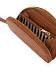 Brix Bailey Ethical Bag Brand Camel Leather Half Moon Coin Purse Brix and Bailey Ethical Bag Brand