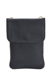 Black Mini Cross Body Leather Bag Brix and Bailey Ethical Brand