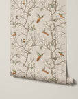 Bronte Bird and Branch Wallpaper