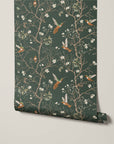 Bronte Bird and Branch Wallpaper