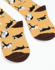 Brown Cat Bamboo Sock Pair Set