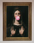 Bubble Gum Renaissance Framed Print