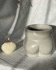 Handcrafted Bum Shaped Vase